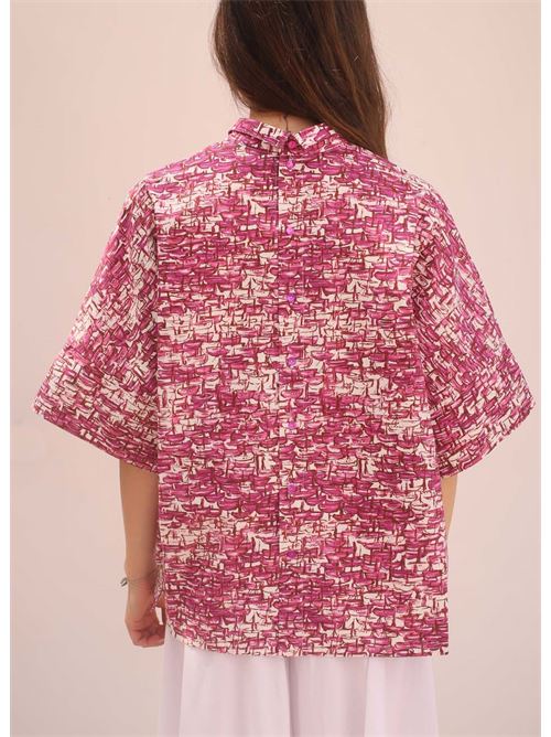Fuchsia tailored cotton shirt Laboratorio Capri | AMYVELEFUCSIA